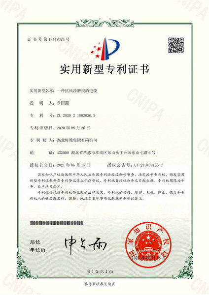 一種抗風沙磨損的電纜